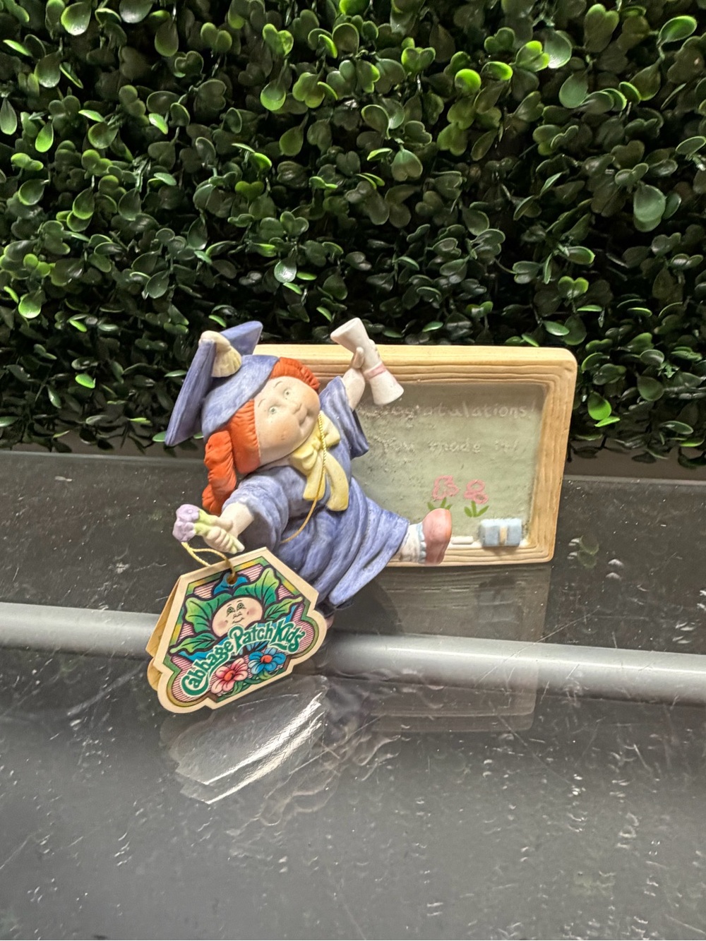 Cabbage Patch Kids Graduate Figurine - Purple Gown, Orange Hair
